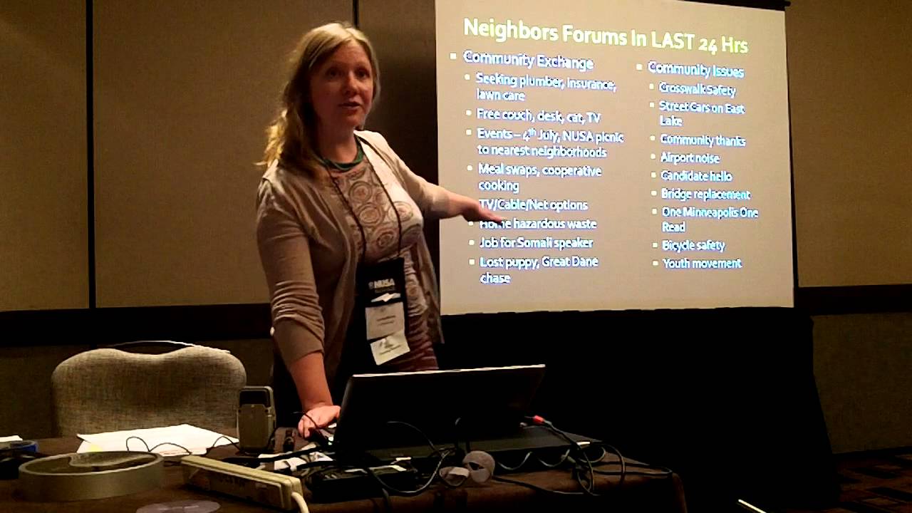 Connecting Neighbors with Social Media: Neighbors Forums with Inclusion - Corrine Bruning