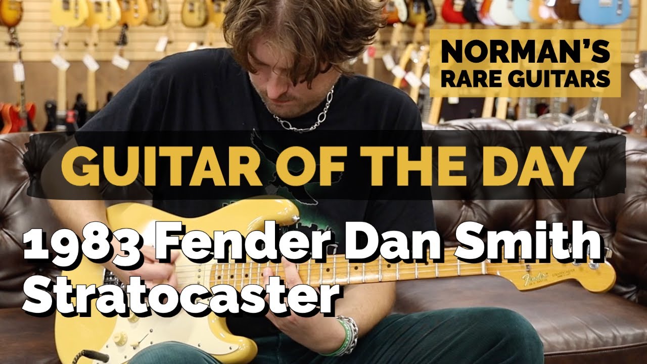 Гитара дня: Fender Dan Smith Stratocaster 1983 года | Редкие гитары Нормана
