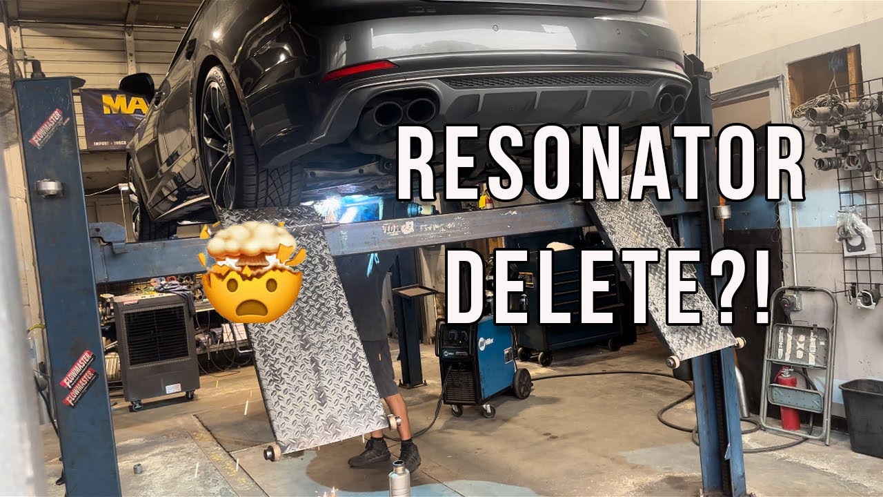 2018 AUDI S5 RESONATOR DELETE *POPS*