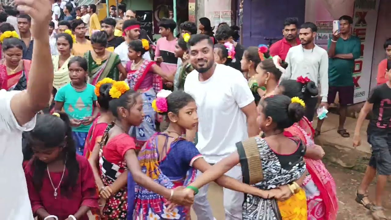 Rayagada Tikiri Ganesh Puja Visarjan Last Day Shiva Parvati & Desi Girls Dhemsa Dance Full Video ❤️