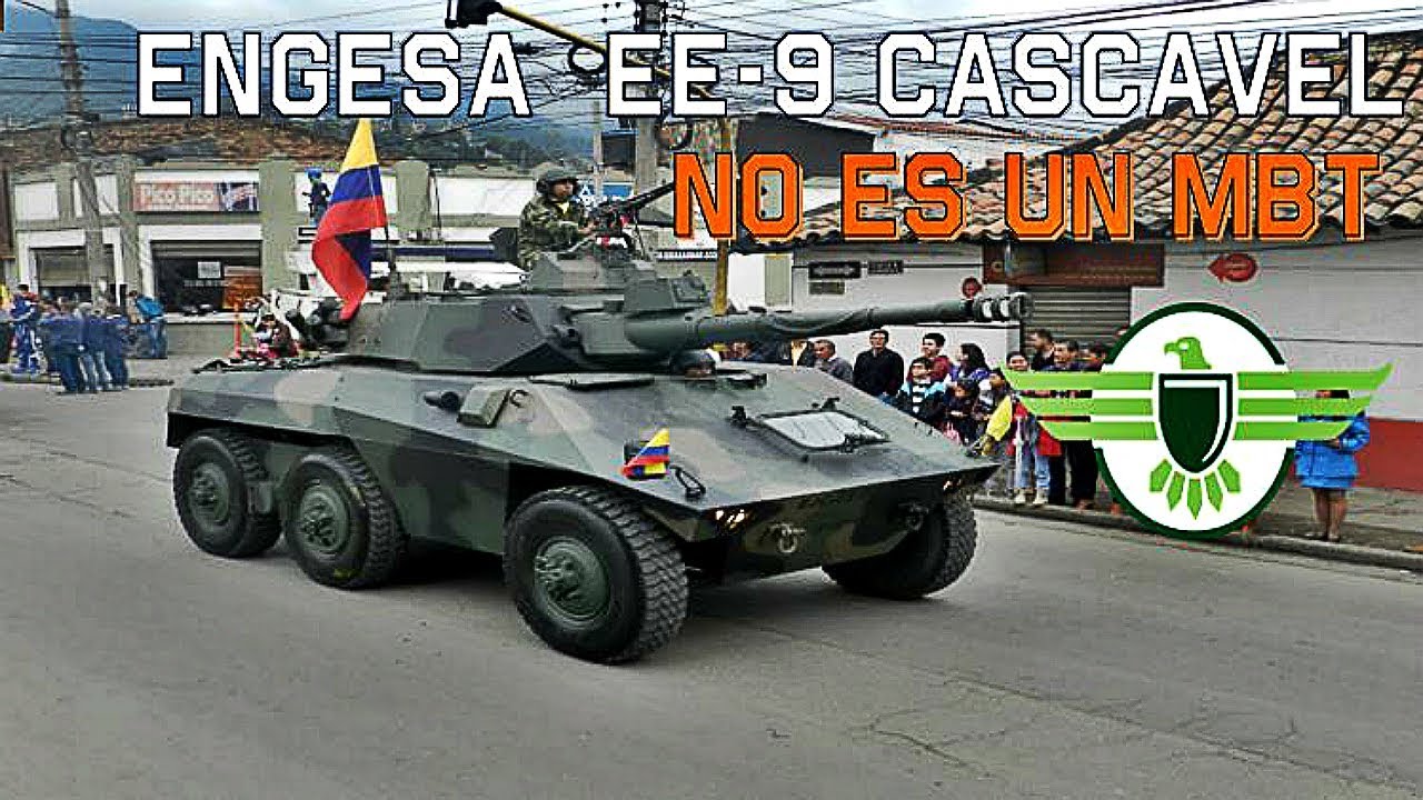 Conoce al Engesa E.E-9 Cascavel del ejercito Colombiano