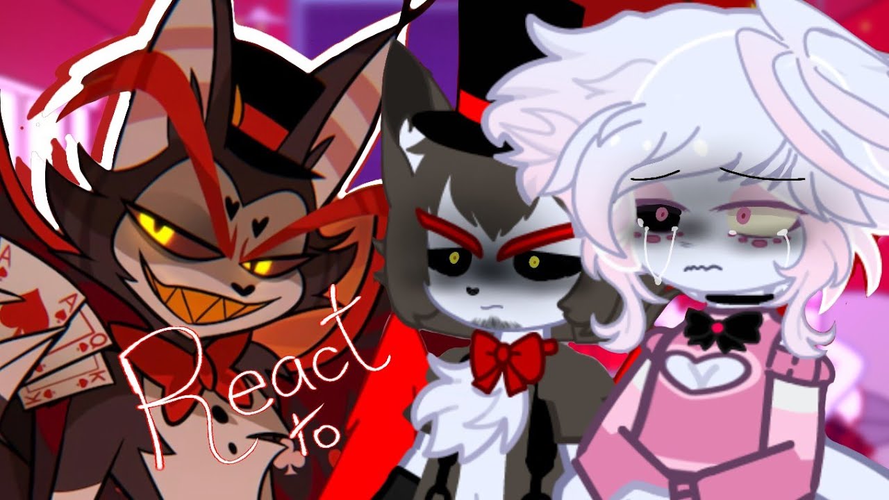 † | HAZBIN HOTEL REACT TO  | HUSK | ⚠️2x SPEED ⚠️ | (HH GACHA)