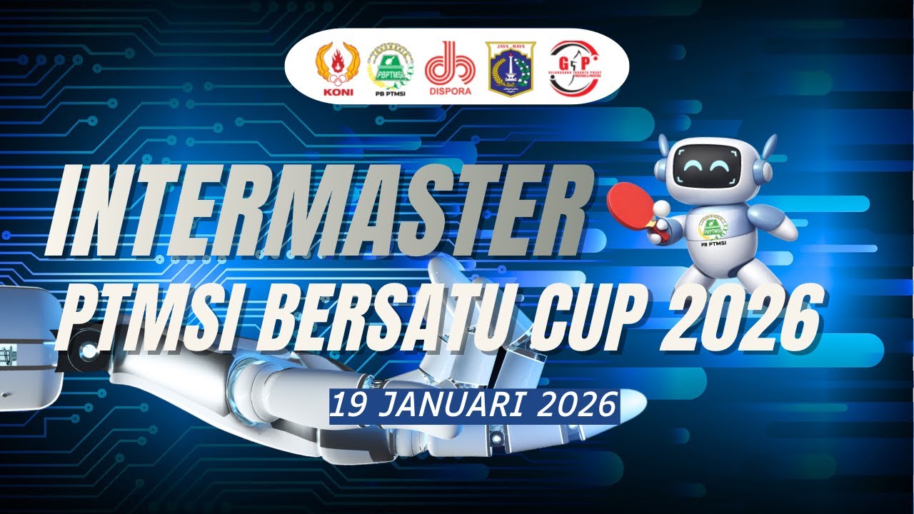 TUNGGAL INTERMASTER KEJUARAAN TENIS MEJA PB PTMSI BERSATU CUP 2026