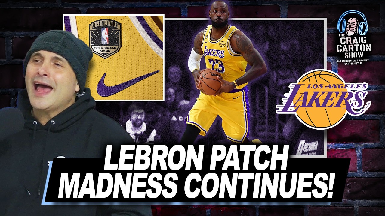 LEPATCH-GATE: LeBron's NBA Patches Out of Control! | The Craig Carton Show