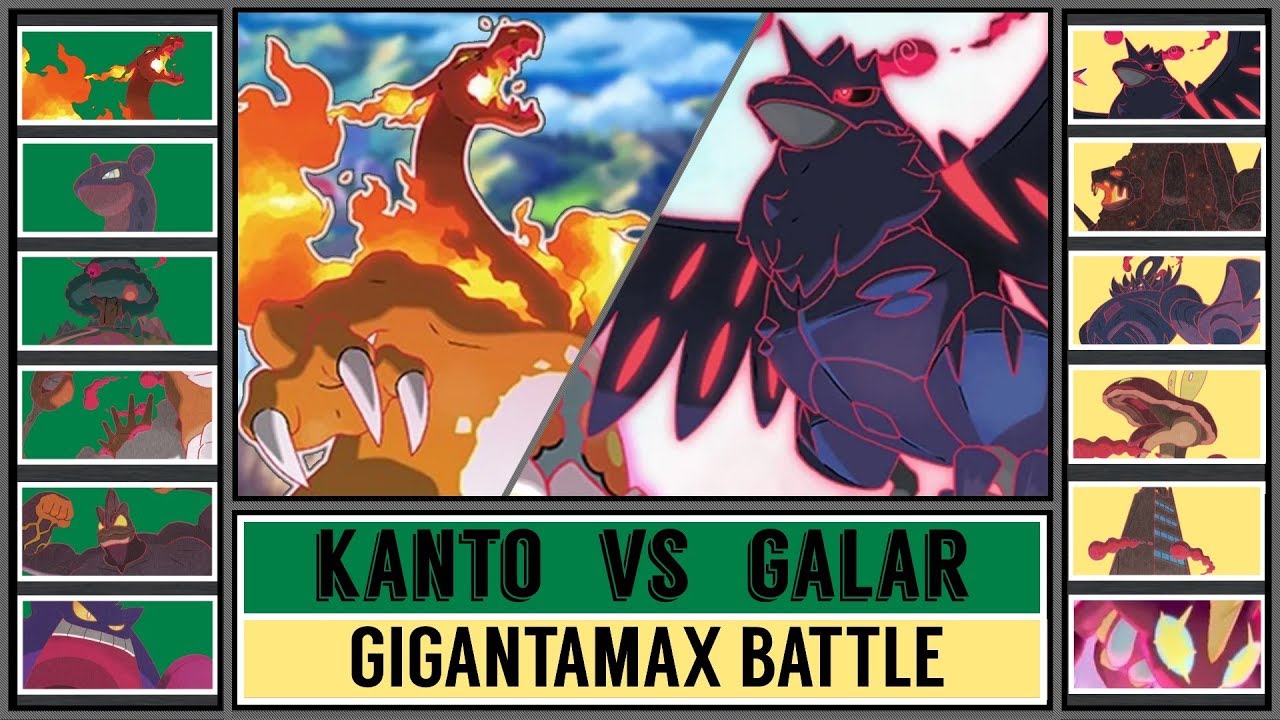 G-Max Battle: KANTO vs GALAR (Pokémon Sword/Shield)
