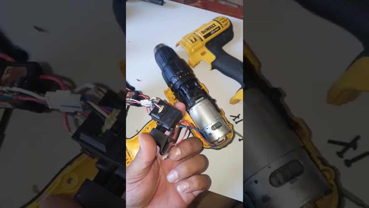 conserto gatilho\interruptor parafusadeira dewalt dcd776
