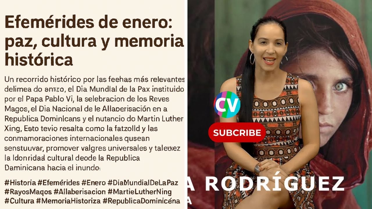 EFEMÉRIDES DE ENERO: PAZ, CULTURA Y MEMORIA HISTÓRICA