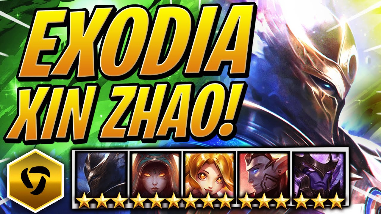 EXODIA XIN ZHAO CARRY - 3 STAR PROTECTORS! ⭐⭐⭐ | TFT Galaxies | Teamfight Tactics Set 3 | LoL