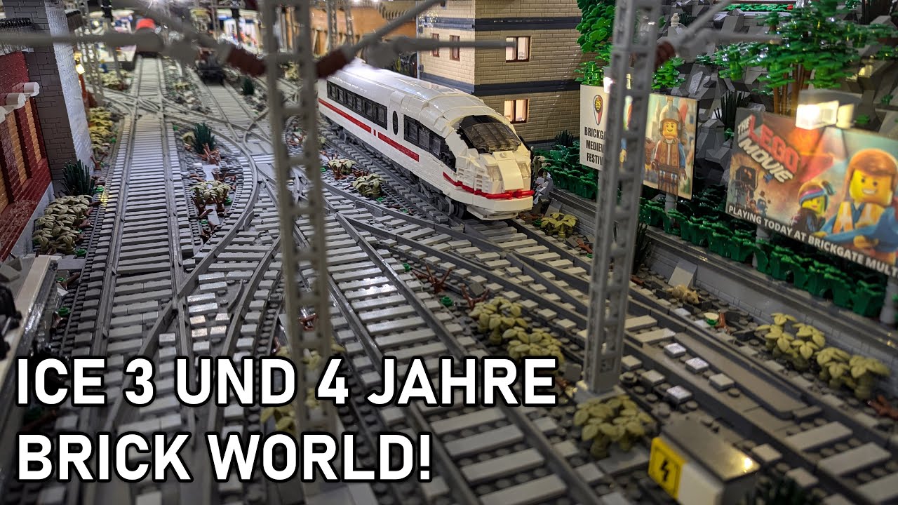 🎉 Teures Geschenk zu 4 Jahren Brick World: ICE 3 in der Stadt! 🎉  • BRICK WORLD LEGO® UPDATE (408)