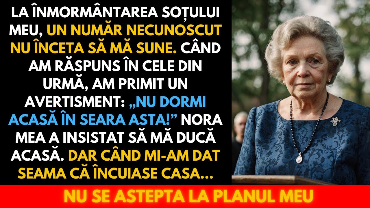La înmormântarea soțului meu, telefonul nu se oprea din sunat… când am răspuns, am încremenit