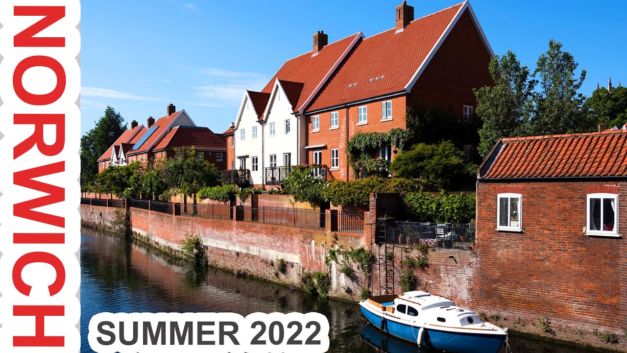 Walking Around Norwich, United Kingdom - Summer 2022
