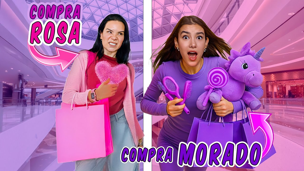 HAGO QUE NANA COMPRE ROSA Y YO MORADO | Ana Emilia
