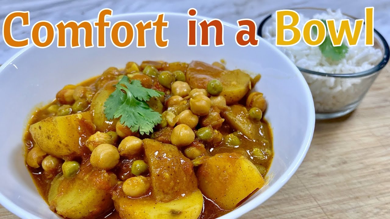 Creamy Coconut Potato Curry with Chickpeas