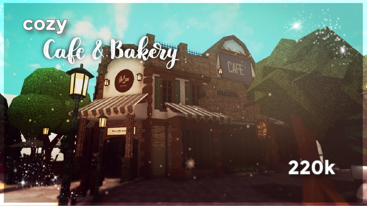 Cozy Cafe & Bakery + Apartment 220k | Roblox Bloxburg