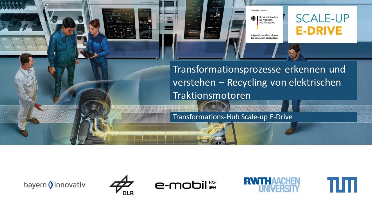 Transformationsprozesse erkennen und verstehen - Recycling von elektrischen Traktionsmotoren