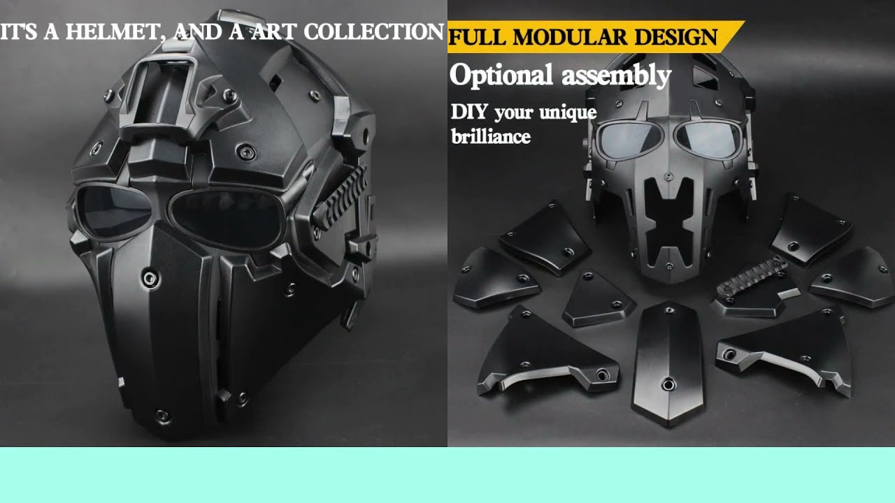 Raptors Airsoft's G4, the ultimate helmet and full face protection system