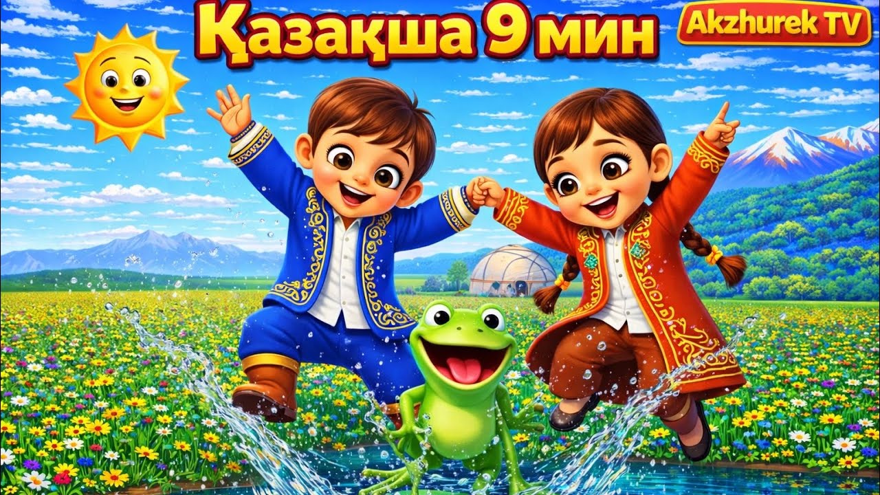 Бака бака балпақ| Аю аю тұршы| Қошақаным қайда екен| Казакша мультфильм| Балалар әндері| АкжүрекТв
