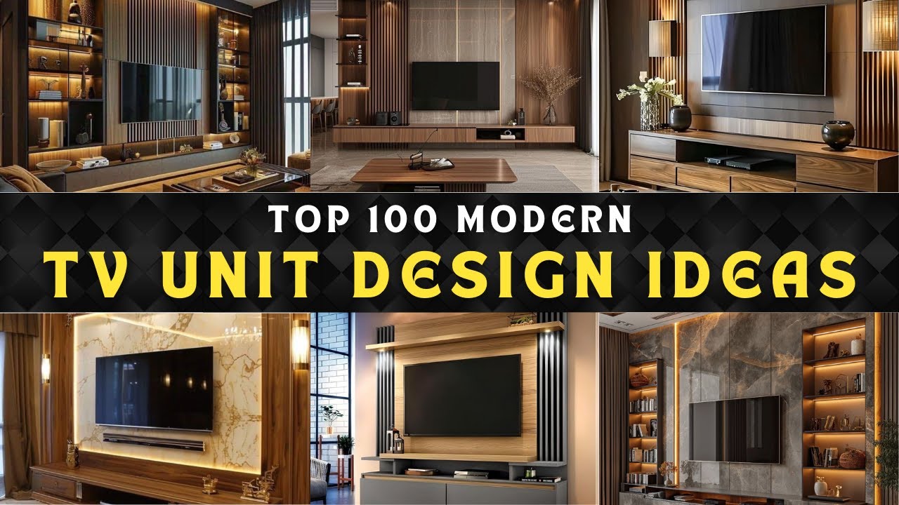Top 100 Modern TV Unit Design Ideas | LED TV Niche Ideas | TV Wall Unit Designs | LCD Wall Design