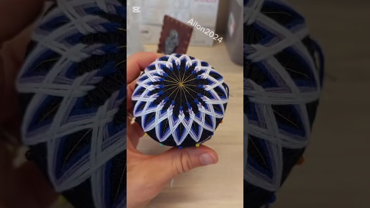 Temari,art Japanese, Temariball,embroidery, home decor.