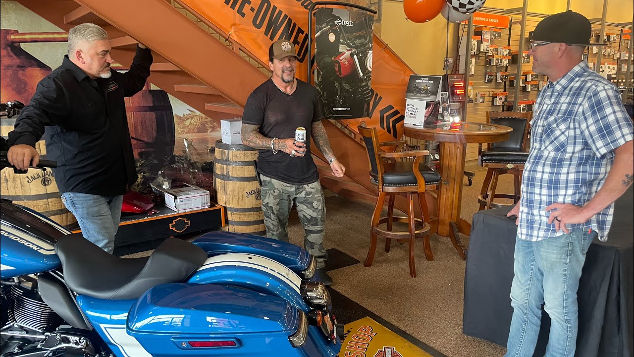 Billy Lane stops into Bootlegger Harley-Davidson | Sons of Speed | Choppers Inc