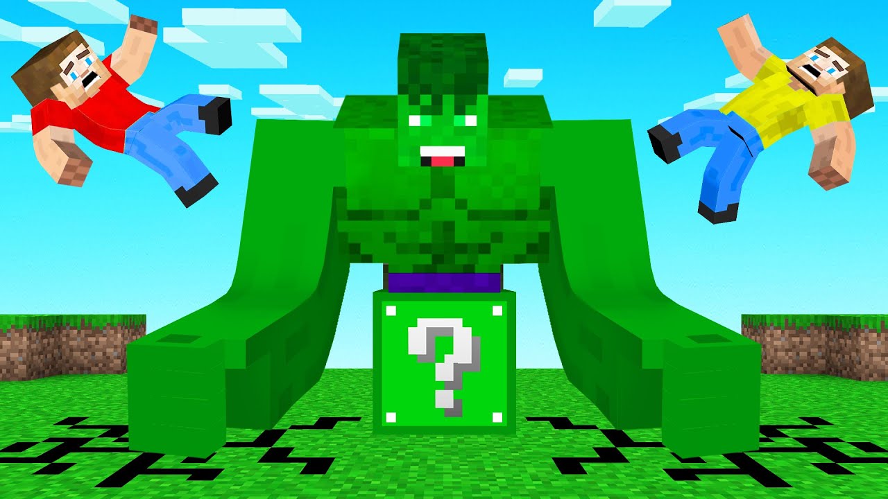 We Opened HULK LUCKY BLOCKS In Minecraft!