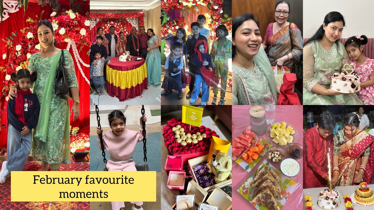 February favourite moments | cake orders to attending events and Valentine’s surprise gifts 🎁 ￼