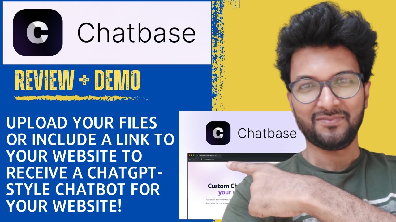 Chatbase Review + Demo &ndash; Upload files or include a website link to receive a ChatGPT-style chatbot!