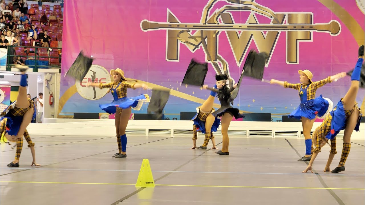 *Spirit Senica* - flag  - XX European Majorette Championship - Monza 2025