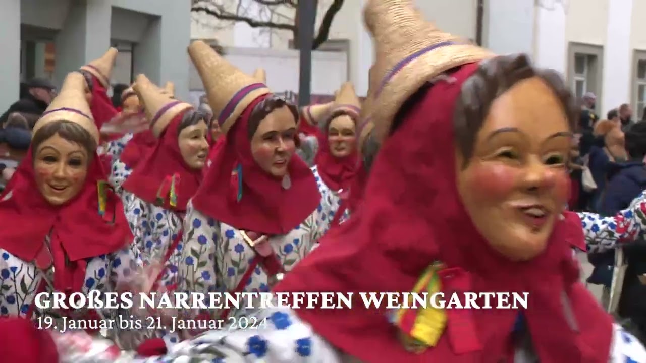 Großes Narrentreffen in Weingarten - 19.01 bis 21.01.2024