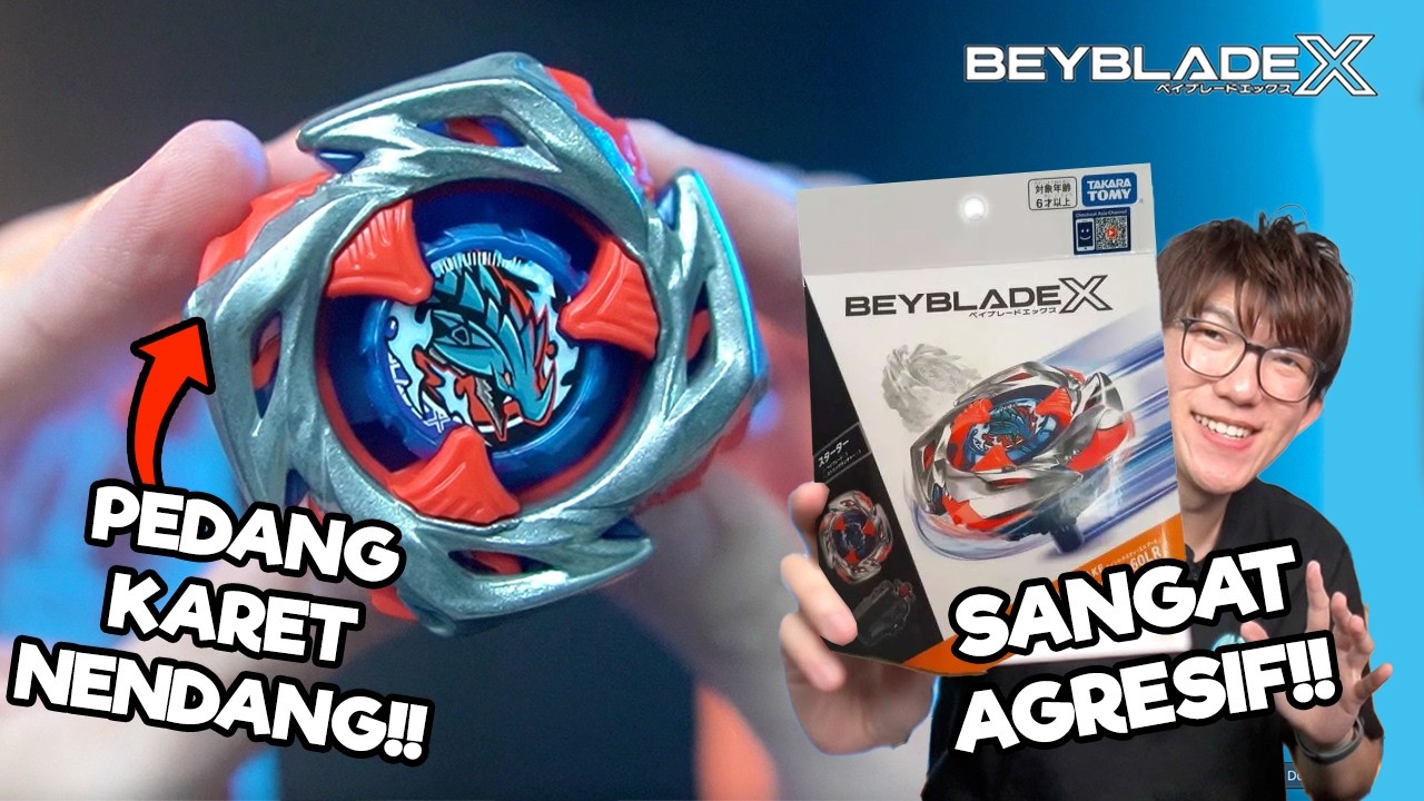 BEYBLADE SUPER ATTACK! NENDANG DAN AGRESIF!! - Unboxing ImpactDrake 9-60 LR