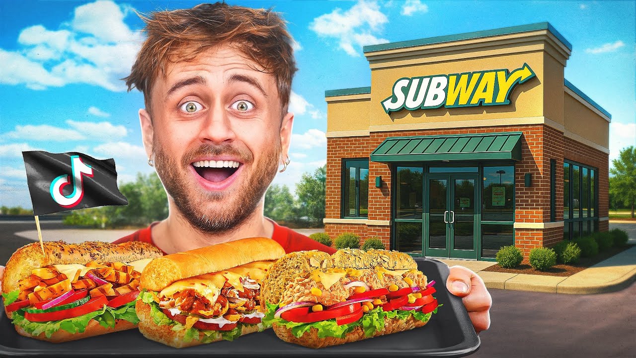 Je teste des SANDWICHS SUBWAY viraux sur TIKTOK 😳