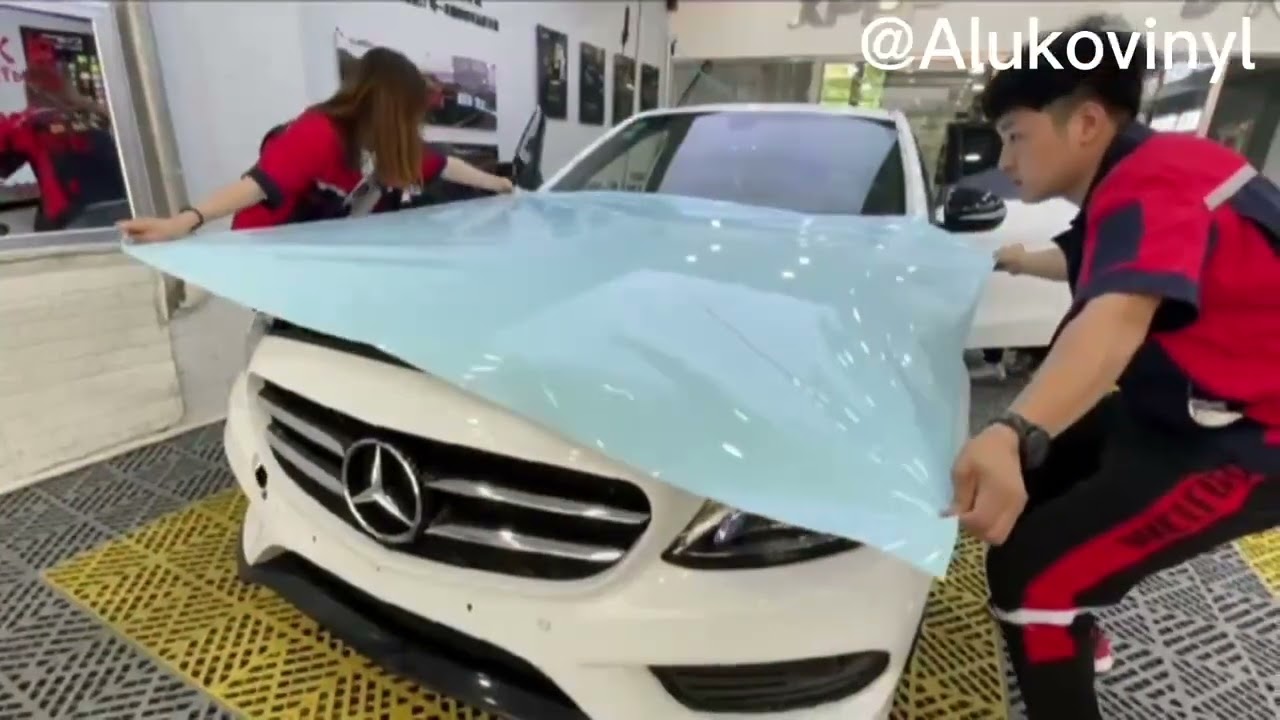 Alukovinyl Gloss Light Blue Vinyl Wrap Car Wraps