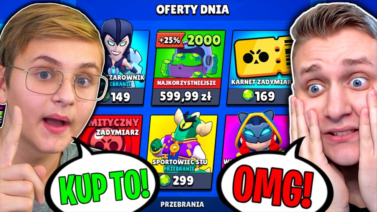 🔥M&Oacute;J BRAT kazał mi KUPIĆ TO! - WYBIERAŁ W CIEMNO! (LEGENDARNY SKIN, NOWY ZADYMIARZ czy 2000 GEM&Oacute;W?)