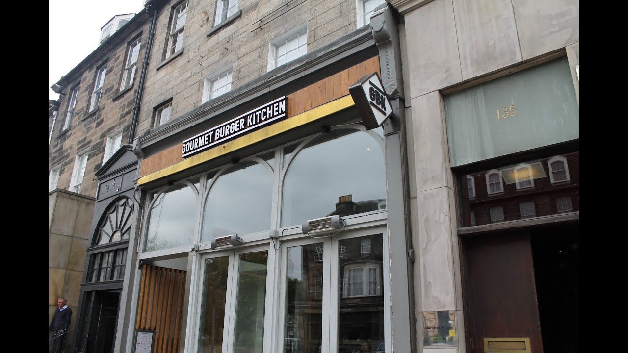 Lunch at GBK (Gourmet Burger Kitchen) - George Street, Edinburgh, Scotland