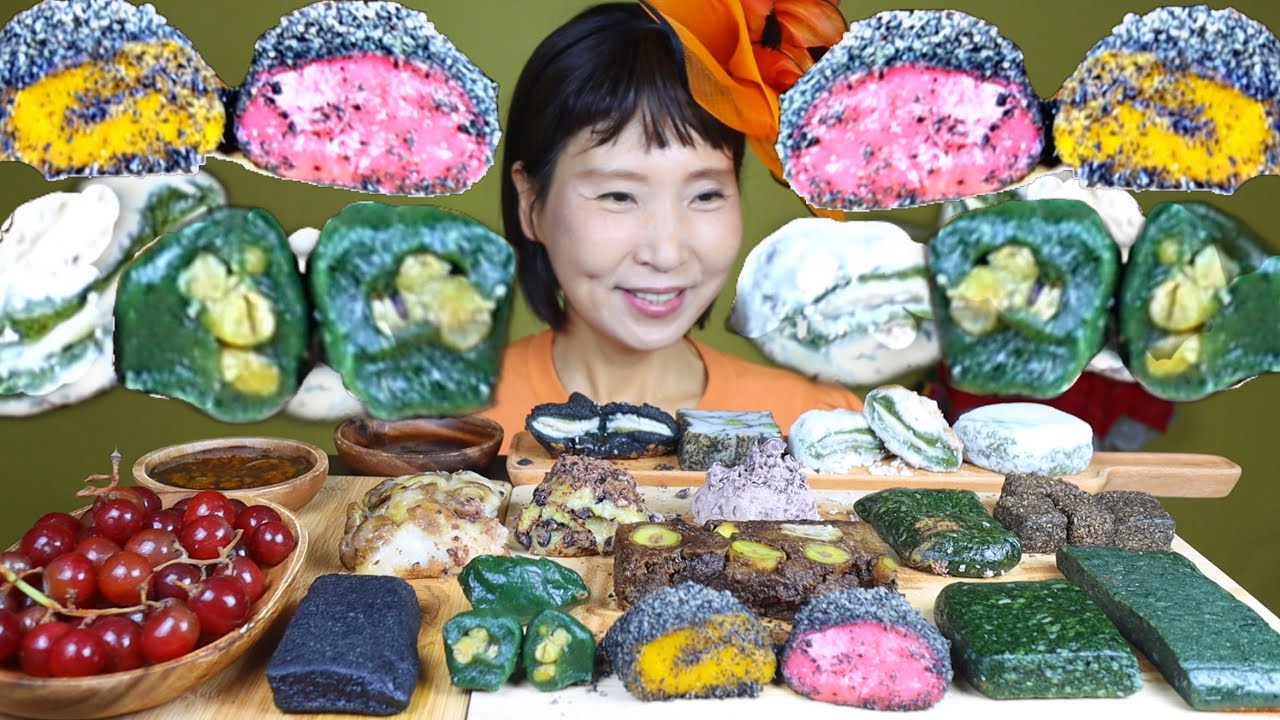 ☆100회 특집☆ 제가 좋아하는 떡 年糕吃播 モッパン ASMR KOREA VEGETARIAN TRADITIONAL TTEOK MUKBANG