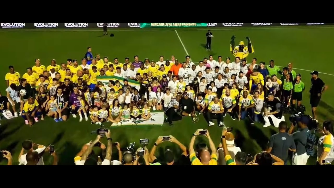 Jogo dos Famosos Rivaldo x Marcelinho Carioca (Ricardo Marujo) Jornal1, Canal 8 Mais e Tv Guarulhos