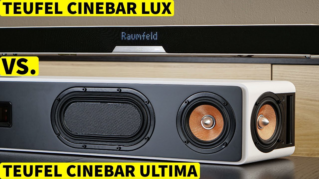 Teufel CINEBAR ULTIMA Test (vs. CINEBAR LUX Soundbar) | CH3 Review Klangtest Deutsch