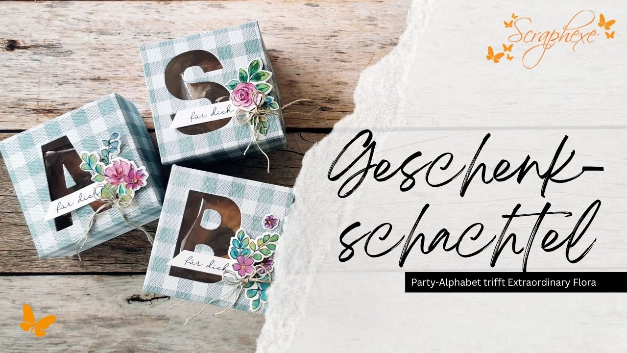 Personalisierte Geschenkbox | Geburtstagskuchen verschenken | Produkte von Stampin‘ Up!