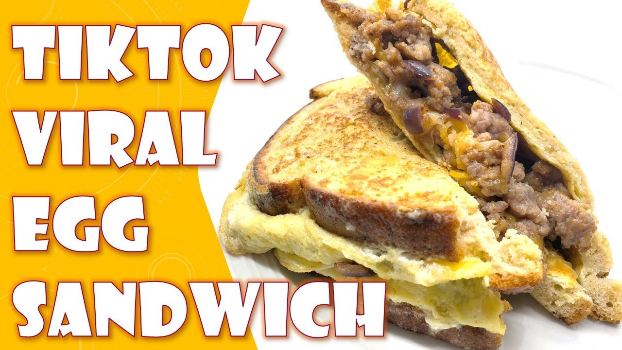 How to make Viral Tiktok Egg Sandwich | One Pan Egg Toast | Challenge Accepted