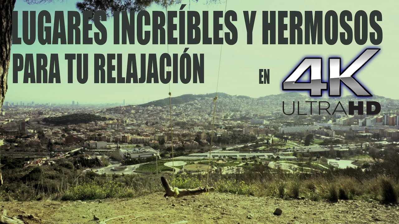 4K HDR- BARCELONA, mirador de Horta, LANDSCAPES #miradordehorta #ciudaddebarcelona #desansiedad