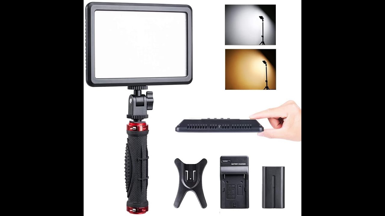 K&F Concept LED Panel Light review for vlogging, YouTube, TikTok, Photography
