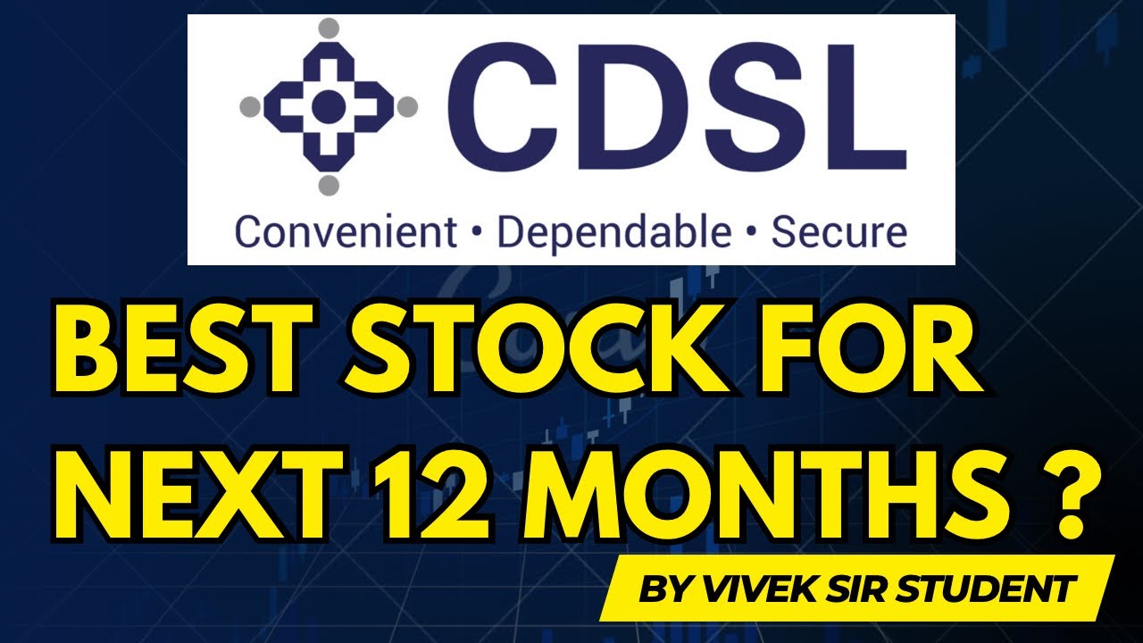 CDSL 9% up today | CDSL latest analysis by Vivek singhal student 