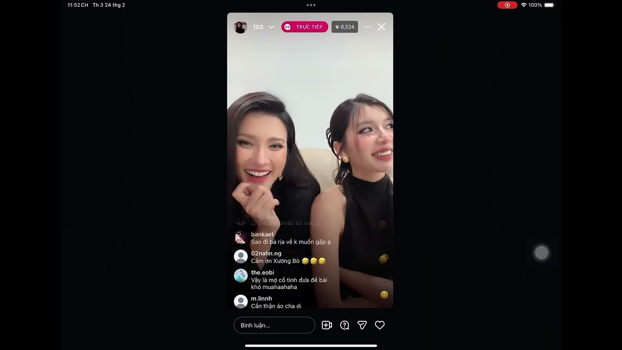 NSUT Kim Tuyến và Đồng Ánh Quỳnh live đêm ngày 24/2/2026
