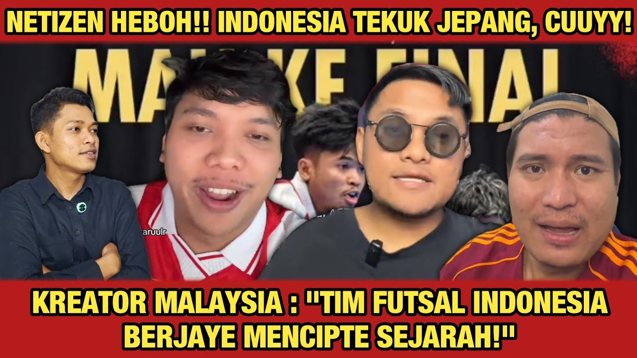 NETIZEN HEBOH‼️INDONESIA TEKUK JEPANG‼️ MALAYSIA 