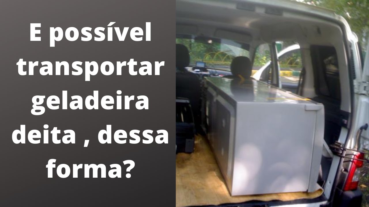 Posso Transportar Geladeira Deitada? Posso Deitar a Geladeira na Mudança?