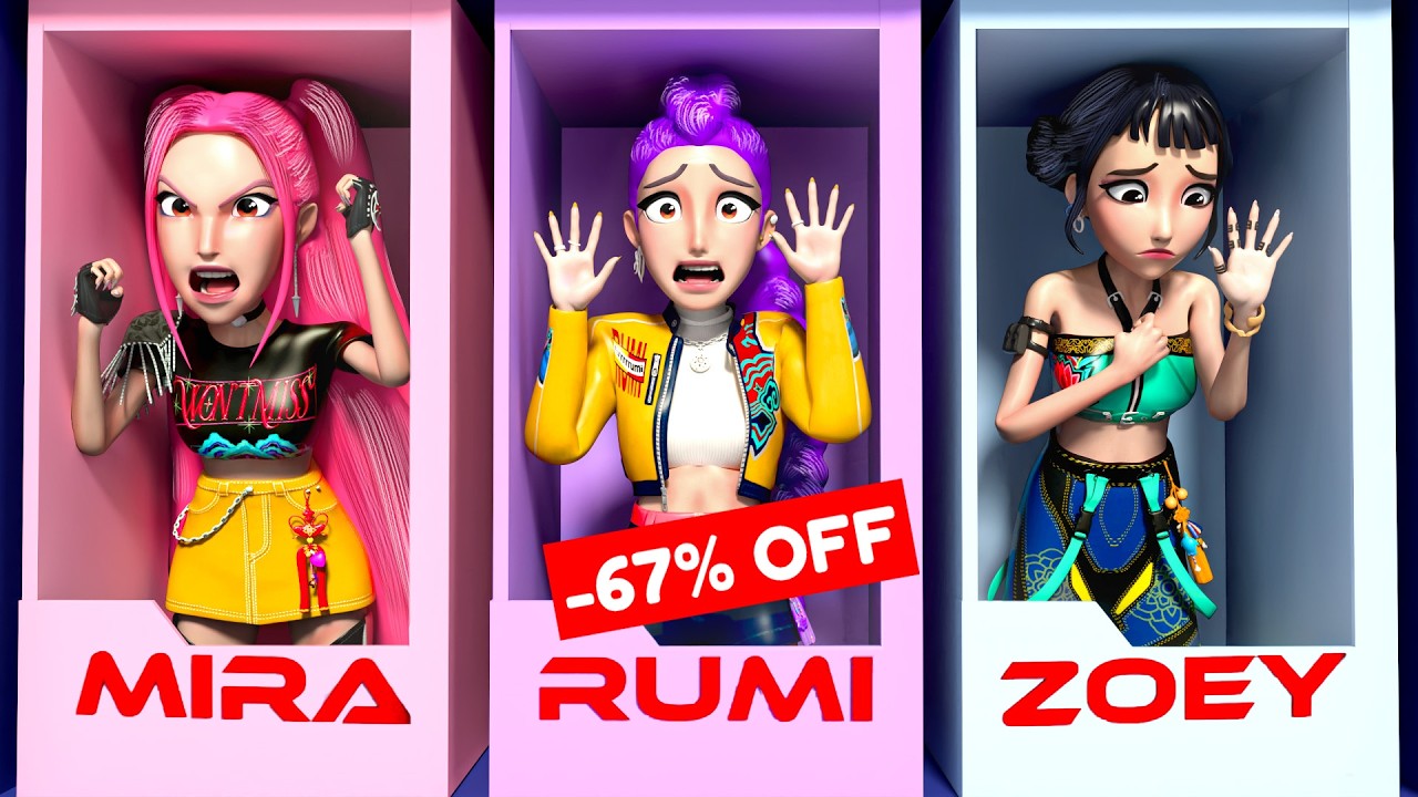 HUNTRIX TOYS 67% OFF?! Poppy Playtime 5 vs KPop Demon Hunters Animation