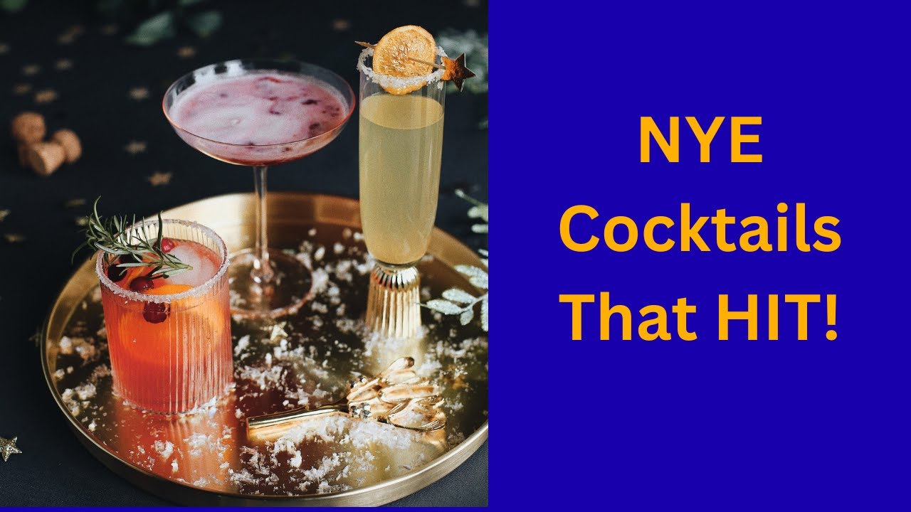 Ring in the New Year With These 3 Killer Cocktails!