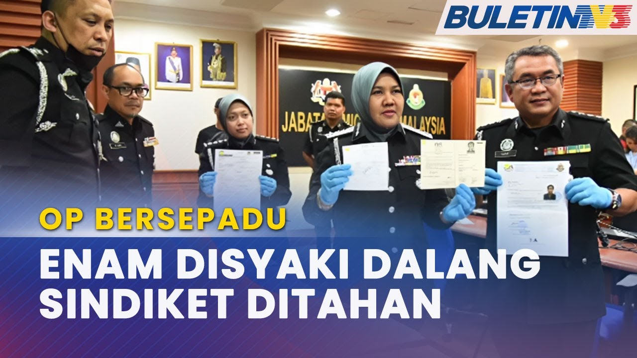 OP BERSEPADU | Sindiket Palsu Permit Masuk Warga Asing Tumpas