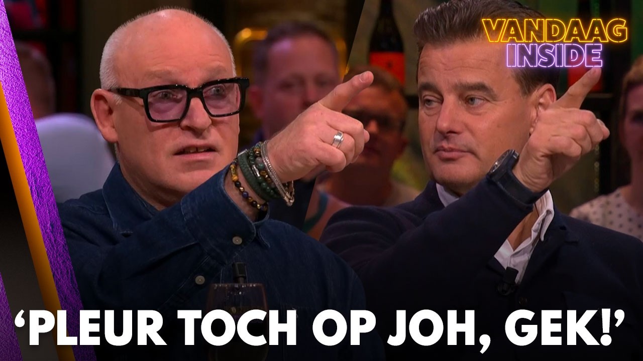 Verhitte 'richtingen-strijd' bij Vandaag Inside: 'Pleur toch op joh, gek!' | VANDAAG INSIDE