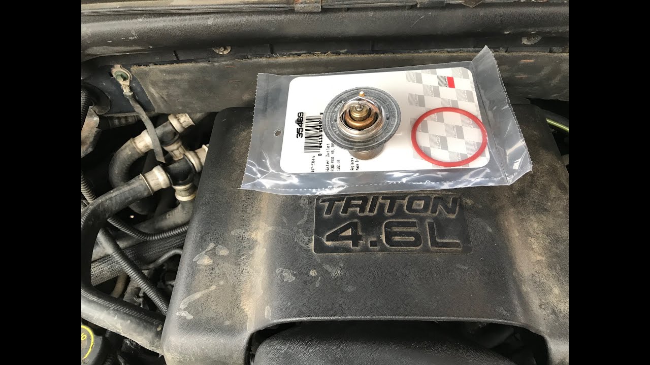 2000 Ford 4.6 Thermostat replacement.  Code P0125.
